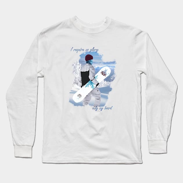 SW MERCH Snowboarder!Thrawn Icicle V2 Long Sleeve T-Shirt by #StarWars SWAG 77 Style